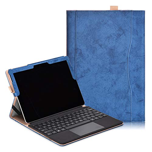 Gylint Schutzhülle für Microsoft Surface Go, schlankes Design mit mehreren Winkeln, kompatibel mit Typ-Cover-Tastatur (Marineblau) von Gylint