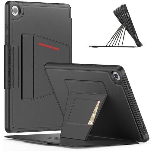 Gylint für Samsung Galaxy Tab A9+ Hülle 11 Zoll 2023, Premium PU Leder Business Stand Folio Cover Case Multi-Betrachtungswinkel für Galaxy Tab A9 Plus Tablet (SM-X210/X216/X218) Schwarz von Gylint