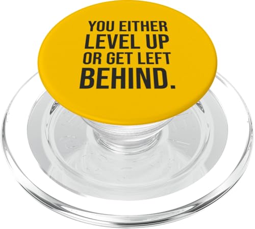 Aufsteigen oder zurückbleiben, Fitnessstudio, Hektik, Erfolgsmotivation PopSockets PopGrip für MagSafe von Gym, Hustle and Success Motivational Gifts