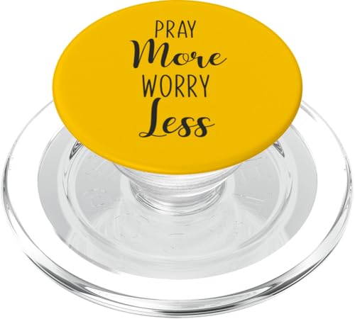 Beten Sie mehr Sorgen weniger - Fitnessstudio, Hektik, Erfolg, Motivation PopSockets PopGrip für MagSafe von Gym, Hustle and Success Motivational Gifts