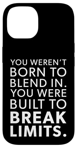 Break Limits vs. Blend In, Fitnessstudio, Hektik, Erfolg, Motivation Hülle für iPhone 14 Break Limits vs. Blend In, Fitnessstudio, Hektik, Erfolg, Motivation Hülle für iPhone 14 von Gym, Hustle and Success Motivational Gifts