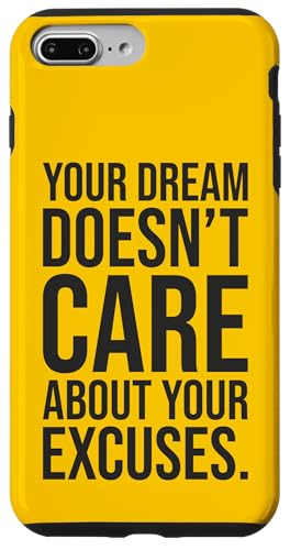Dream kümmert sich nicht um Ausreden - Fitnessstudio, Hektik, Erfolg Hülle für iPhone 7 Plus/8 Plus Dream kümmert sich nicht um Ausreden - Fitnessstudio, Hektik, Erfolg Hülle für iPhone 7 Plus/8 Plus von Gym, Hustle and Success Motivational Gifts