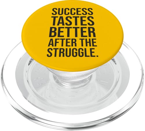 Erfolg schmeckt besser nach Kampf, Fitnessstudio, Hektik, Motivation PopSockets PopGrip für MagSafe Erfolg schmeckt besser nach Kampf, Fitnessstudio, Hektik, Motivation PopSockets PopGrip für MagSafe von Gym, Hustle and Success Motivational Gifts
