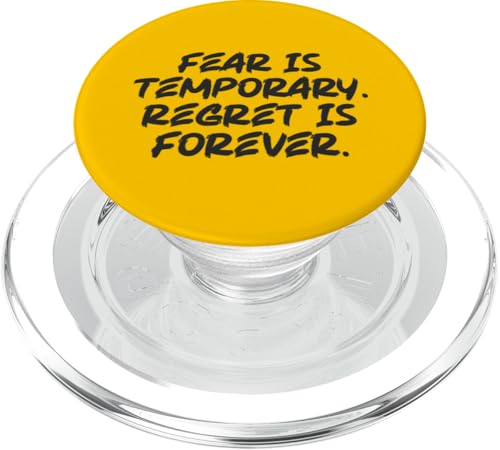 Fear Is Temporary vs Reue, Gym, Hustle, Success Motivation PopSockets PopGrip für MagSafe Fear Is Temporary vs Reue, Gym, Hustle, Success Motivation PopSockets PopGrip für MagSafe von Gym, Hustle and Success Motivational Gifts