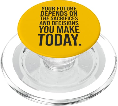 Ihre Zukunft hängt von Ihnen ab – Fitnessstudio, Hektik, Erfolgsmotivation PopSockets PopGrip für MagSafe von Gym, Hustle and Success Motivational Gifts