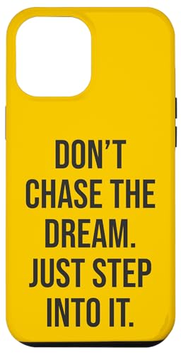 Jagen Sie keinen Traum, treten Sie hinein, Fitnessstudio, Hektik, Erfolg, Motivation Hülle für iPhone 12 Pro Max Jagen Sie keinen Traum, treten Sie hinein, Fitnessstudio, Hektik, Erfolg, Motivation Hülle für iPhone 12 Pro Max von Gym, Hustle and Success Motivational Gifts