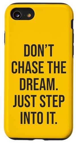 Jagen Sie keinen Traum, treten Sie hinein, Fitnessstudio, Hektik, Erfolg, Motivation Hülle für iPhone SE (2020) / 7 / 8 von Gym, Hustle and Success Motivational Gifts