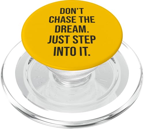 Jagen Sie keinen Traum, treten Sie hinein, Fitnessstudio, Hektik, Erfolg, Motivation PopSockets PopGrip für MagSafe von Gym, Hustle and Success Motivational Gifts