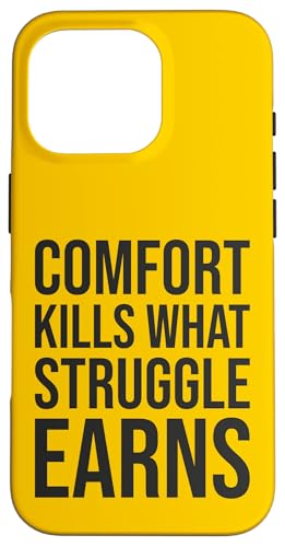 Komfort vs Kampf – Fitnessstudio, Hektik, Erfolg, Motivation Hülle für iPhone 16 Pro Komfort vs Kampf – Fitnessstudio, Hektik, Erfolg, Motivation Hülle für iPhone 16 Pro von Gym, Hustle and Success Motivational Gifts
