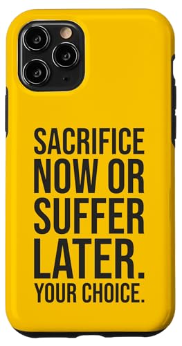 Sacrifice vs Suffer - Fitnessstudio, Hektik, Erfolg, Motivation Hülle für iPhone 11 Pro Sacrifice vs Suffer - Fitnessstudio, Hektik, Erfolg, Motivation Hülle für iPhone 11 Pro von Gym, Hustle and Success Motivational Gifts