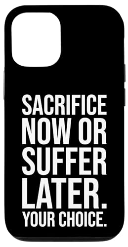 Sacrifice vs Suffer - Fitnessstudio, Hektik, Erfolg, Motivation Hülle für iPhone 12/12 Pro Sacrifice vs Suffer - Fitnessstudio, Hektik, Erfolg, Motivation Hülle für iPhone 12/12 Pro von Gym, Hustle and Success Motivational Gifts