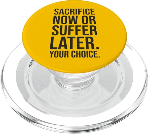 Sacrifice vs Suffer - Fitnessstudio, Hektik, Erfolg, Motivation PopSockets PopGrip für MagSafe Sacrifice vs Suffer - Fitnessstudio, Hektik, Erfolg, Motivation PopSockets PopGrip für MagSafe von Gym, Hustle and Success Motivational Gifts