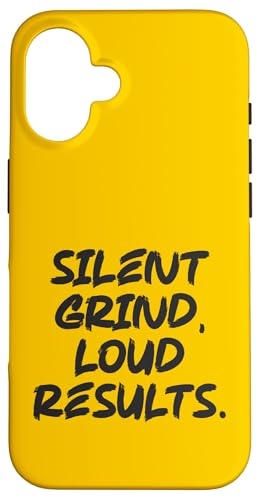 Silent Grind, Laute Ergebnisse, Fitnessstudio, Hektik, Erfolg, Motivation Hülle für iPhone 16 Silent Grind, Laute Ergebnisse, Fitnessstudio, Hektik, Erfolg, Motivation Hülle für iPhone 16 von Gym, Hustle and Success Motivational Gifts