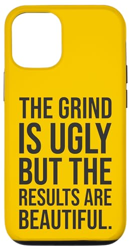 The Grind Is Ugly - Fitnessstudio, Hektik, Erfolg, Motivation Hülle für iPhone 12/12 Pro The Grind Is Ugly - Fitnessstudio, Hektik, Erfolg, Motivation Hülle für iPhone 12/12 Pro von Gym, Hustle and Success Motivational Gifts