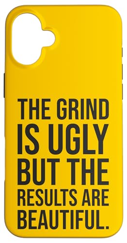 The Grind Is Ugly - Fitnessstudio, Hektik, Erfolg, Motivation Hülle für iPhone 16 Plus The Grind Is Ugly - Fitnessstudio, Hektik, Erfolg, Motivation Hülle für iPhone 16 Plus von Gym, Hustle and Success Motivational Gifts