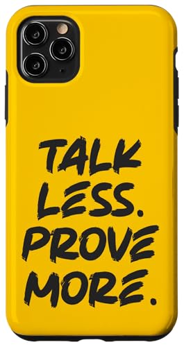 Weniger sprechen, mehr beweisen – Fitnessstudio, Hektik, Erfolg, Motivation Hülle für iPhone 11 Pro Max Weniger sprechen, mehr beweisen – Fitnessstudio, Hektik, Erfolg, Motivation Hülle für iPhone 11 Pro Max von Gym, Hustle and Success Motivational Gifts
