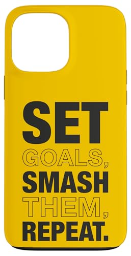 Ziele setzen, zerschlagen – Fitnessstudio, Hektik, Erfolg, Motivation Hülle für iPhone 13 Pro Max Ziele setzen, zerschlagen – Fitnessstudio, Hektik, Erfolg, Motivation Hülle für iPhone 13 Pro Max von Gym, Hustle and Success Motivational Gifts