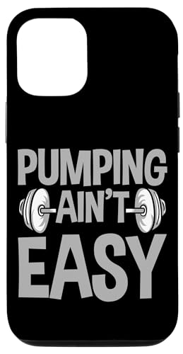 Hülle für iPhone 13 Pro Pumping Ain't Easy --- von Gym Training FH