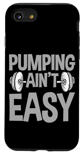 Hülle für iPhone SE (2020) / 7 / 8 Pumping Ain't Easy --- von Gym Training FH