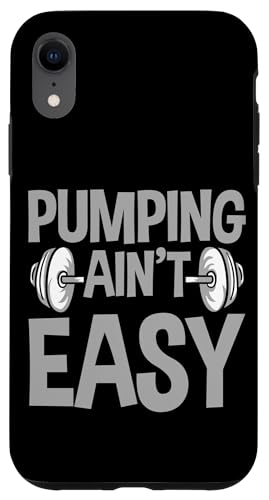 Hülle für iPhone XR Pumping Ain't Easy --- von Gym Training FH