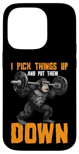 I Pick Things Up And Put Them Down _ -- Hülle für iPhone 14 Pro von Gym Training FH