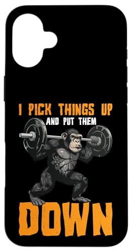 I Pick Things Up And Put Them Down _ -- Hülle für iPhone 16 Plus I Pick Things Up And Put Them Down _ -- Hülle für iPhone 16 Plus von Gym Training FH
