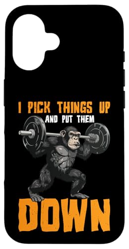I Pick Things Up And Put Them Down _ -- Hülle für iPhone 16 von Gym Training FH