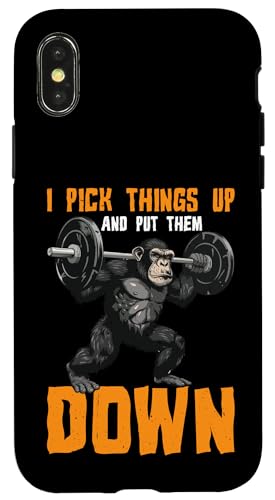 I Pick Things Up And Put Them Down _ -- Hülle für iPhone X/XS von Gym Training FH