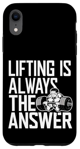 Lifting Is Always The Answer |--- Hülle für iPhone XR von Gym Training FH