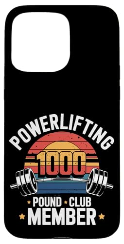 Powerlifting 1000 Pound Club Member |||-- Hülle für iPhone 15 Pro Max von Gym Training FH