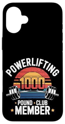 Powerlifting 1000 Pound Club Member |||-- Hülle für iPhone 16 Plus von Gym Training FH