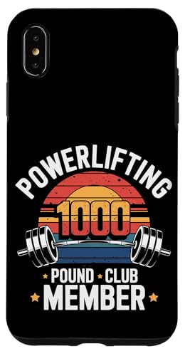 Powerlifting 1000 Pound Club Member |||-- Hülle für iPhone XS Max von Gym Training FH