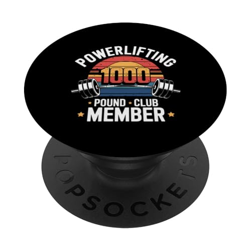 Powerlifting 1000 Pound Club Member |||-- PopSockets Klebender PopGrip Powerlifting 1000 Pound Club Member |||-- PopSockets Klebender PopGrip von Gym Training FH