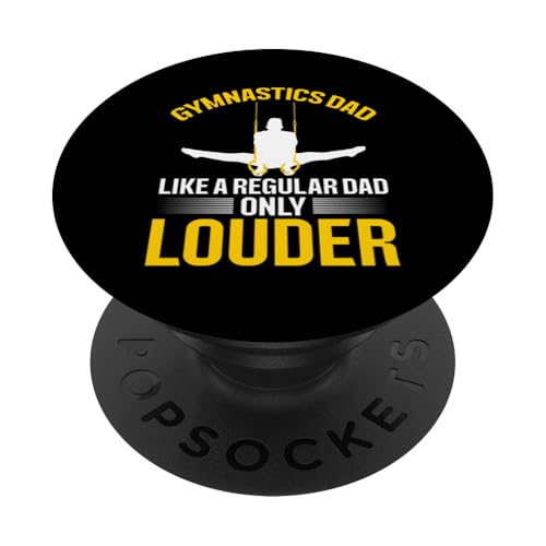 Gymnastik Papa Turner Papa PopSockets Klebender PopGrip von Gymnastics Dad Gifts for Men