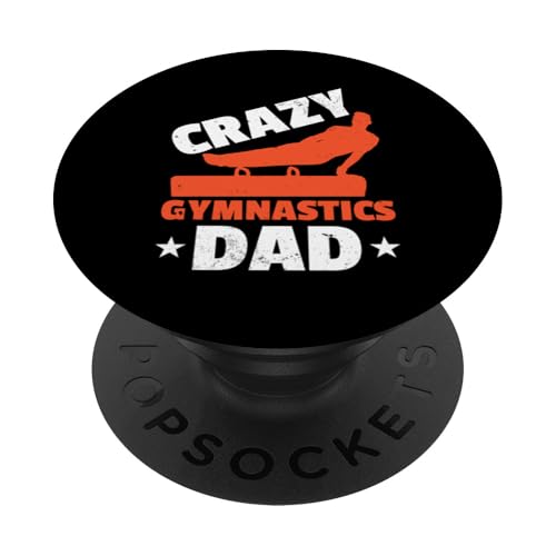 Gymnastik Papa Turner Papa PopSockets Klebender PopGrip von Gymnastics Dad Gifts for Men