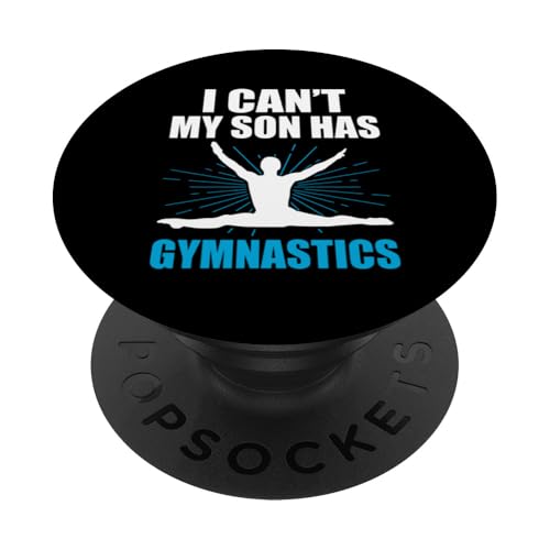 Gymnastik Papa Turner Papa PopSockets Klebender PopGrip von Gymnastics Dad Gifts for Men