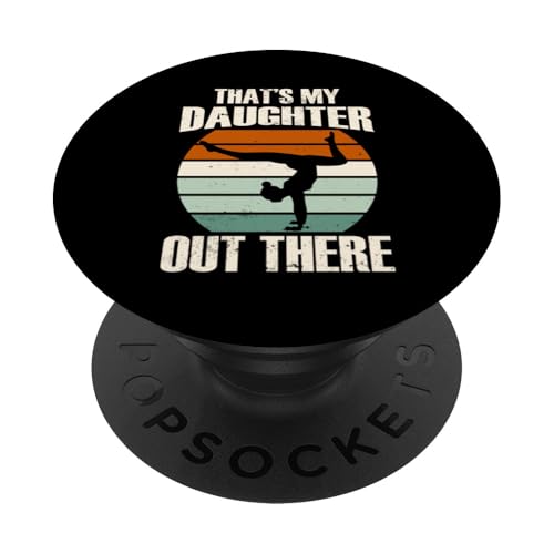 Gymnastik Papa Turner Papa PopSockets Klebender PopGrip von Gymnastics Dad Gifts for Men
