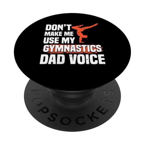 Gymnastik Papa Turner Papa PopSockets Klebender PopGrip von Gymnastics Dad Gifts for Men