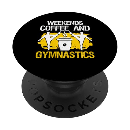 Gymnastik Papa Turner Papa PopSockets Klebender PopGrip von Gymnastics Dad Gifts for Men