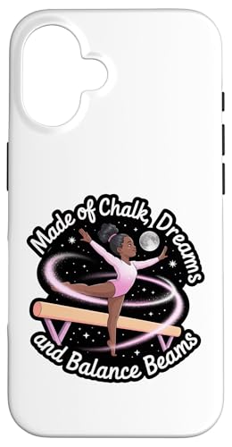 Black Girl Gymnastik aus Chalk Dreams Schwebebalken Hülle für iPhone 16 Black Girl Gymnastik aus Chalk Dreams Schwebebalken Hülle für iPhone 16 von Gymnastics Tees NYC