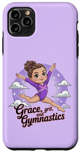 Grace Grit Gymnastikanzug für Mädchen, Violett Hülle für iPhone 11 Pro Max Grace Grit Gymnastikanzug für Mädchen, Violett Hülle für iPhone 11 Pro Max von Gymnastics Tees NYC