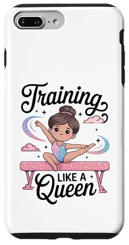 Kleinkind Mädchen Gymnastik Training wie eine Königin Gymnastikbalken Hülle für iPhone 7 Plus/8 Plus Kleinkind Mädchen Gymnastik Training wie eine Königin Gymnastikbalken Hülle für iPhone 7 Plus/8 Plus von Gymnastics Tees NYC