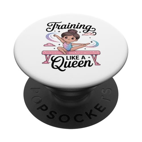 Kleinkind Mädchen Gymnastik Training wie eine Königin Gymnastikbalken PopSockets Klebender PopGrip Kleinkind Mädchen Gymnastik Training wie eine Königin Gymnastikbalken PopSockets Klebender PopGrip von Gymnastics Tees NYC