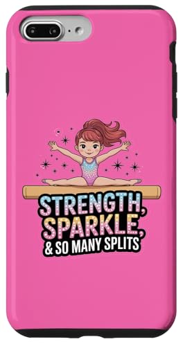 Mädchen Gymnastik Strength So Many Splits Beam Flip Tumble Hülle für iPhone 7 Plus/8 Plus Mädchen Gymnastik Strength So Many Splits Beam Flip Tumble Hülle für iPhone 7 Plus/8 Plus von Gymnastics Tees NYC