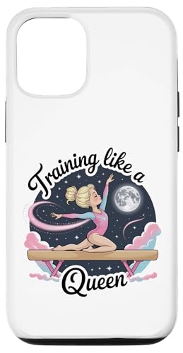 Mädchen Gymnastik Training Like a Queen Balance Beam Gymnast Hülle für iPhone 12/12 Pro von Gymnastics Tees NYC