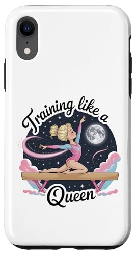 Mädchen Gymnastik Training Like a Queen Balance Beam Gymnast Hülle für iPhone XR von Gymnastics Tees NYC