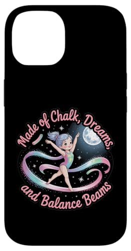 Mädchen Gymnastik aus Kreideträume und Schwebebalken Kinder Hülle für iPhone 14 Mädchen Gymnastik aus Kreideträume und Schwebebalken Kinder Hülle für iPhone 14 von Gymnastics Tees NYC