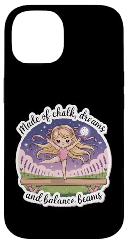 Mädchen Gymnastik aus Kreideträume und Schwebebalken Kinder Hülle für iPhone 14 Mädchen Gymnastik aus Kreideträume und Schwebebalken Kinder Hülle für iPhone 14 von Gymnastics Tees NYC