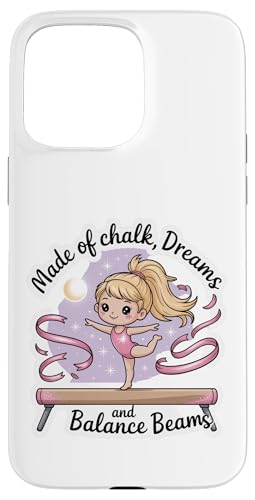 Mädchen Gymnastik aus Kreideträume und Schwebebalken Kinder Hülle für iPhone 15 Pro Max Mädchen Gymnastik aus Kreideträume und Schwebebalken Kinder Hülle für iPhone 15 Pro Max von Gymnastics Tees NYC