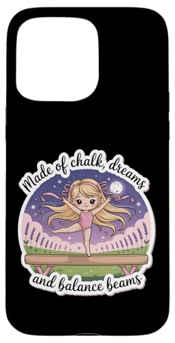 Mädchen Gymnastik aus Kreideträume und Schwebebalken Kinder Hülle für iPhone 15 Pro Max Mädchen Gymnastik aus Kreideträume und Schwebebalken Kinder Hülle für iPhone 15 Pro Max von Gymnastics Tees NYC